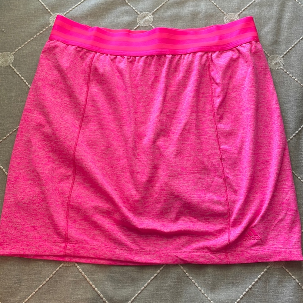 Hot pink adidas tennis skirt size small